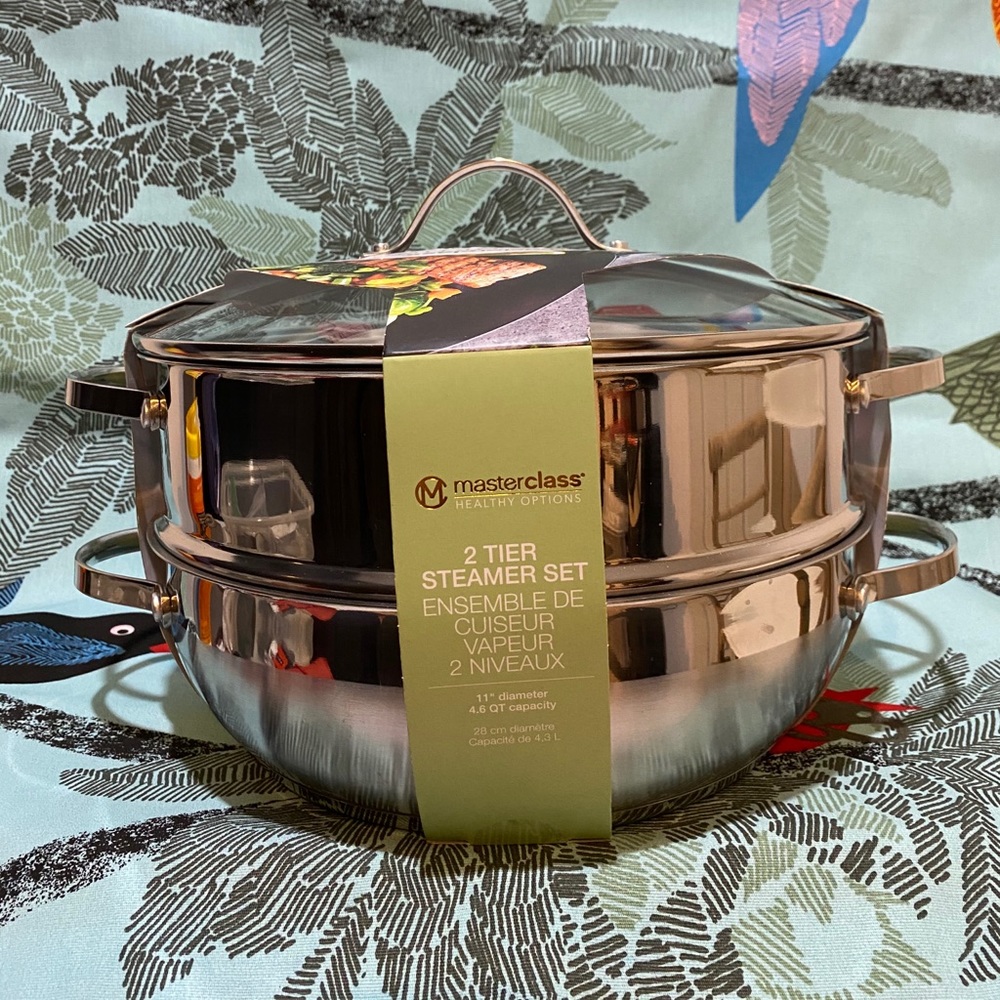 Brand New Masterclass 2 tier steamer set